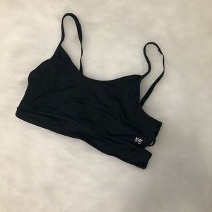 Black sports bra